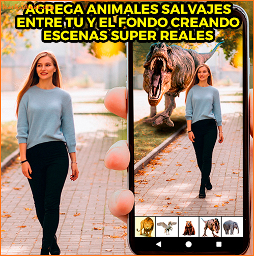 Fotos con animales, fotomontaje y filtros salvajes screenshot