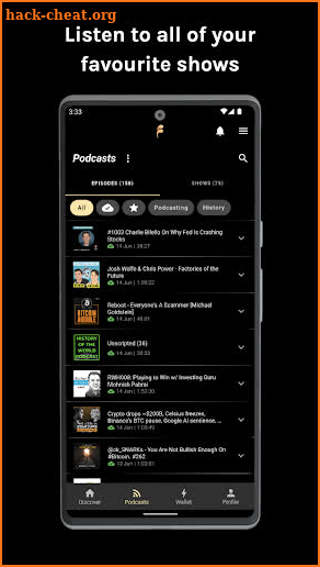 Fountain Podcasts screenshot
