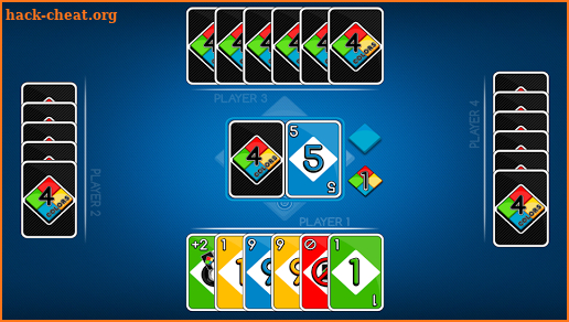 Four Colors Uno card screenshot