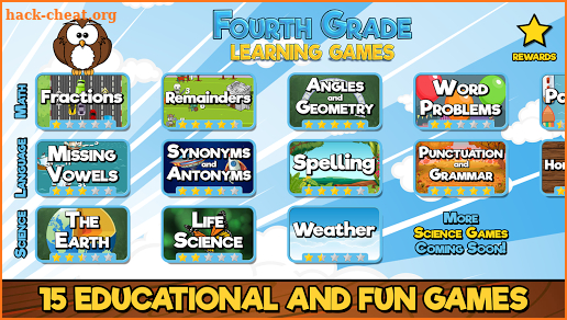 Fourth Grade Learning Games screenshot