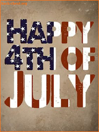 Fourth Of July Card & Sticker screenshot