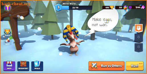 Fowl Rush - Running Chicken 3D Game screenshot