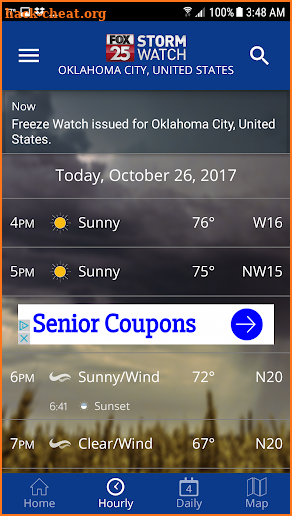 FOX 25 Stormwatch Weather screenshot