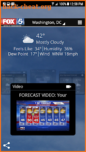 FOX 5 Weather screenshot