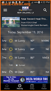 FOX 8 Weather screenshot