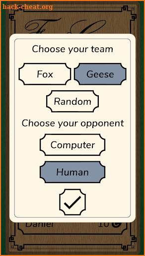 Fox and Geese - Online Board Game screenshot