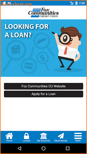 Fox Communities Credit Union screenshot