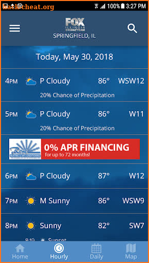 Fox Illinois Weather App screenshot