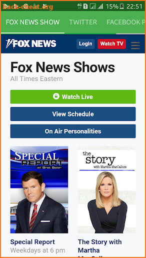 Fox News Show screenshot