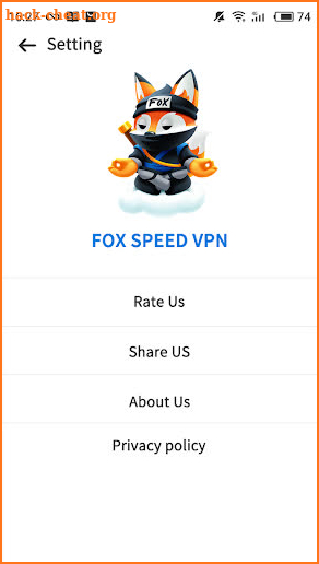 Fox Speed VPN screenshot