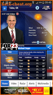 FOX23 Weather screenshot