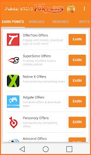 FoxPoints - Free Gift Cards screenshot