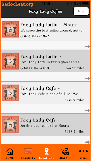 Foxy Lady Cafe screenshot