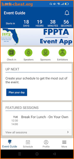 FPPTA Event APP screenshot