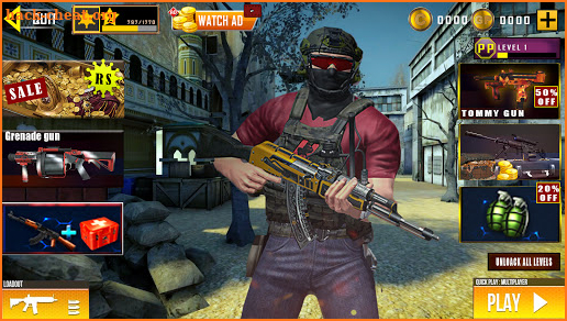 FPS Commando Shooting 3D Mission: Free Games screenshot