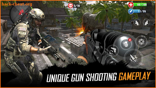 FPS Commando Strike Mission: Shooting Gun Games screenshot
