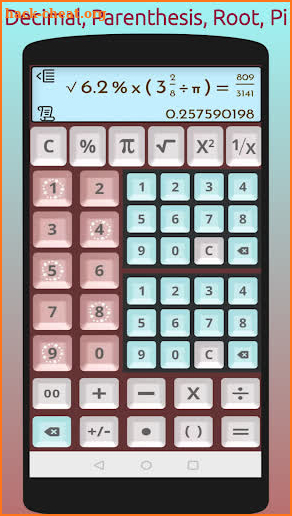 Fraction Calculator FractoCal : Fraction + Decimal screenshot