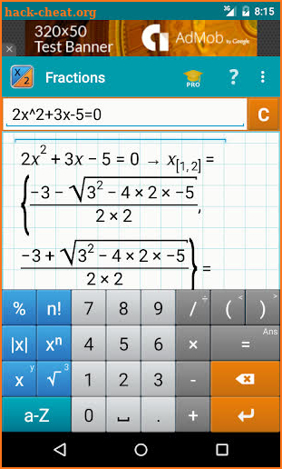 Fraction Calculator + Math screenshot