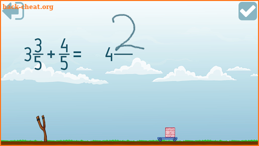 Fractions and mixed numbers - 6th grade math screenshot