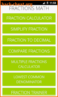 Fractions Math Pro screenshot