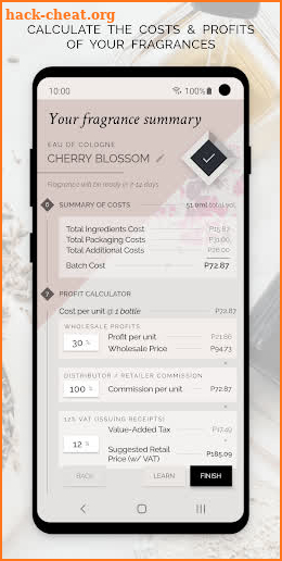 Fragrance Calculator by BC Fragrance screenshot