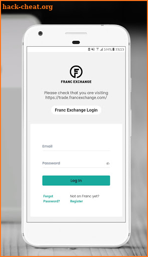 Franc Exchange screenshot