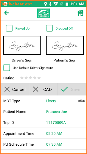 Frances - Provider App screenshot