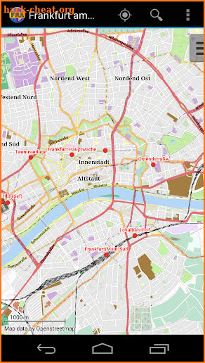 Frankfurt Offline City Map screenshot