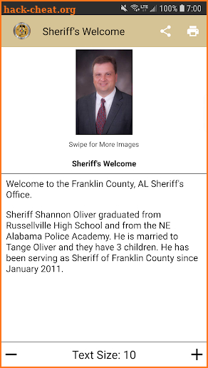 Franklin County Sheriff’s Office (AL) screenshot