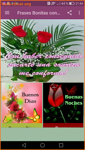 Frases Bonitas con Flores screenshot