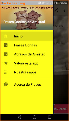 Frases Bonitas de Amistad screenshot