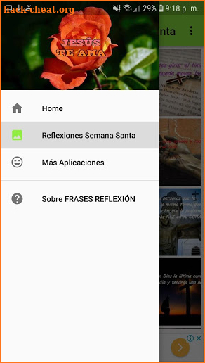 FRASES DE REFLEXIÓN SEMANA SANTA screenshot