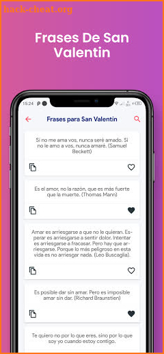 Frases De San Valentin 2021 screenshot