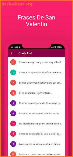 Frases De San Valentin 2023 screenshot