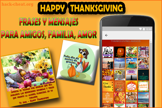 Frases Dia Acción de Gracias screenshot