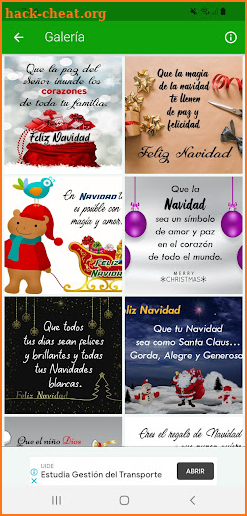 Frases Feliz Navidad y Mensajes Navideños screenshot