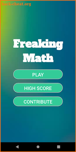 Freaking Math screenshot