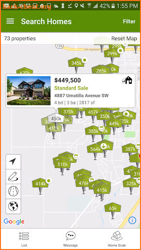 Fred Real Estate Home Search screenshot