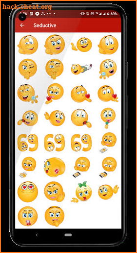 Free Adult Emoji Stickers screenshot