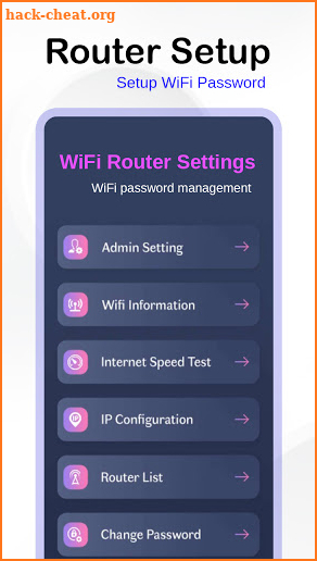 Free All WiFi Router Password-Setup WiFi Password screenshot