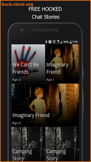 Free and Scary Chat Stories - Gripped on Texts screenshot