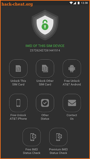 Free AT&T SIM Unlock Code -iPhone and Android IMEI screenshot