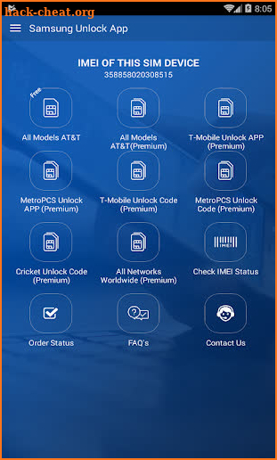 Free ATT Unlock Network Code screenshot