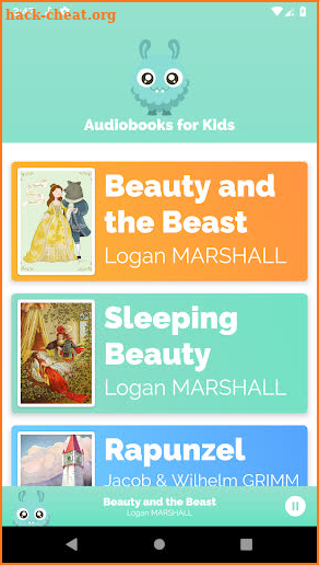 Free audiobooks for kids screenshot