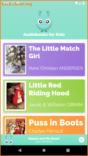 Free audiobooks for kids screenshot
