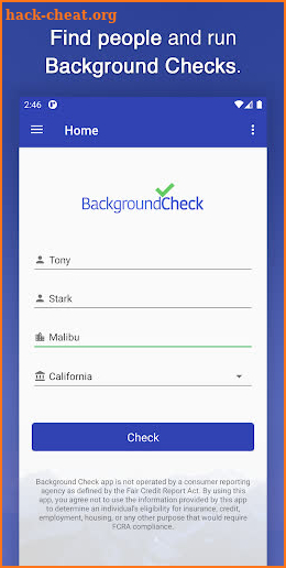 Free Background Checks on People screenshot