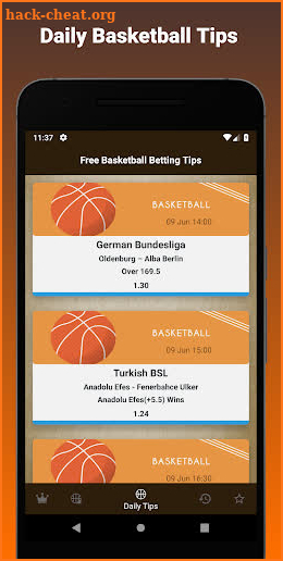 Free Basketball Betting Tips screenshot