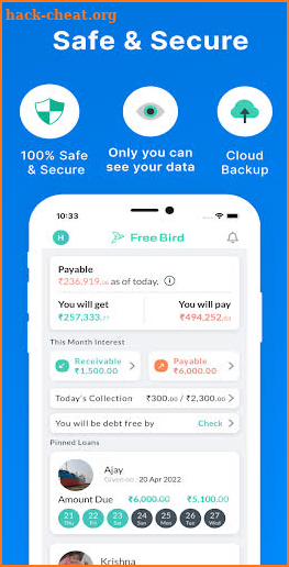 Free Bird - Loan/Debt Manager screenshot