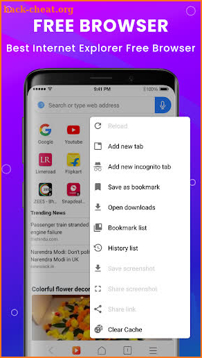 Free Browser 5G - Browser News & Browser Fast screenshot