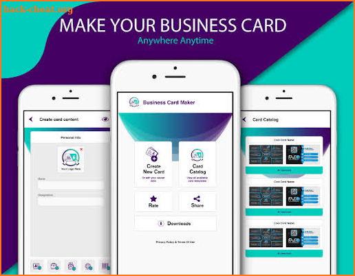Free Business Card Maker Visiting Card Maker photo screenshot
